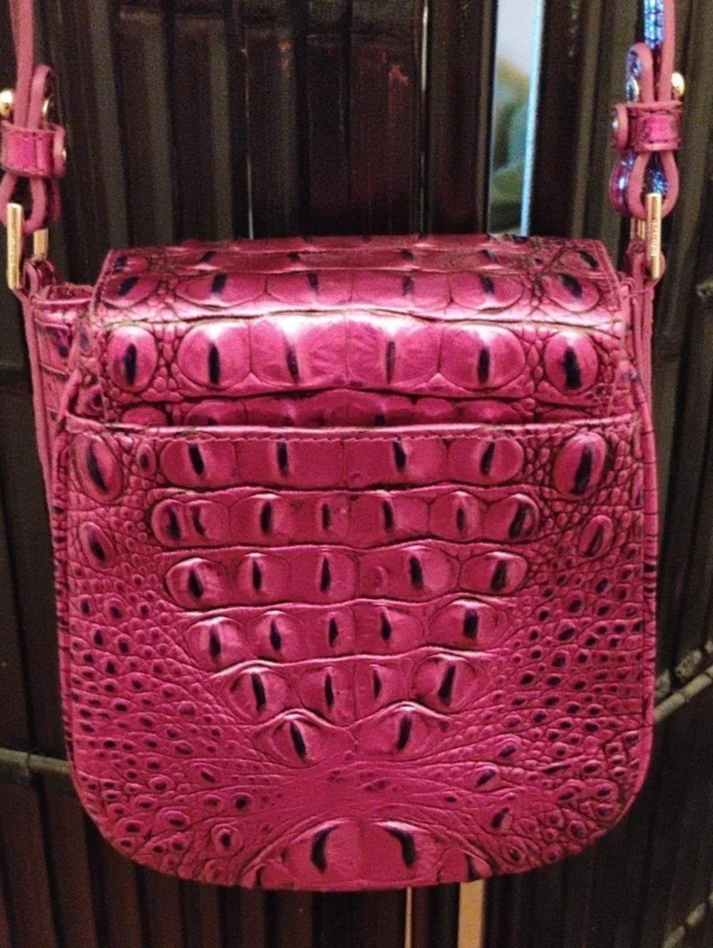 Brahmin Voltage Violet Crossbody Bag